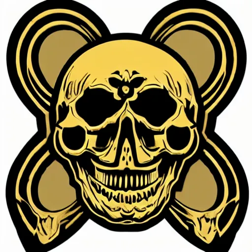 Image similar to death metal themed skull shaped microphone vector logo for a record label, dark, horrorcore, grunge, golden ratio