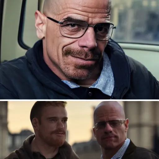 Prompt: gus from breaking bad goes to london