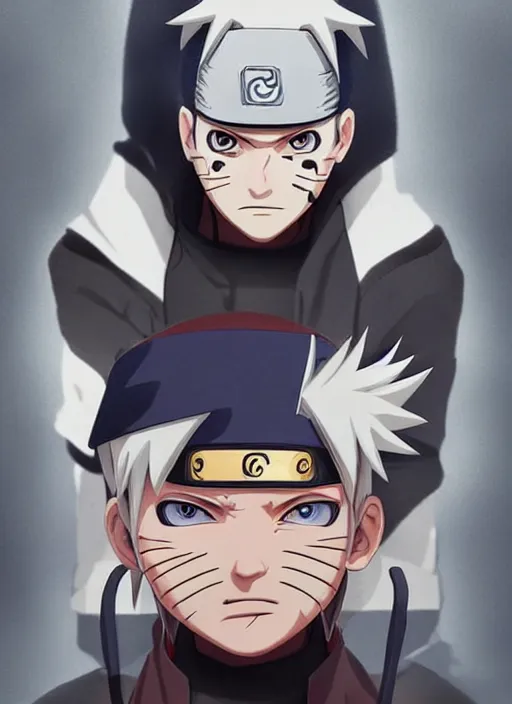 ➥Fanart • Obito e Kakashi, #HiddenArtist