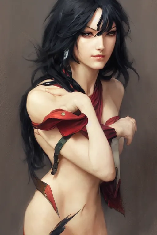 Prompt: Nico Robin, digital art from artstation by Ruan Jia and Mandy Jurgens and Artgerm and william-adolphe bouguereau