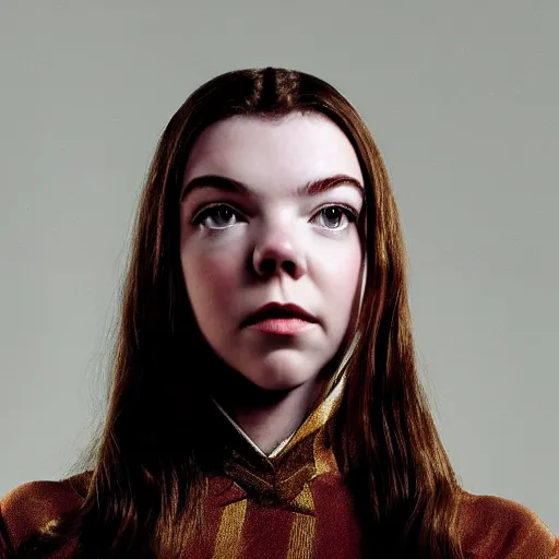 Prompt: chess piece of anya taylor - joy