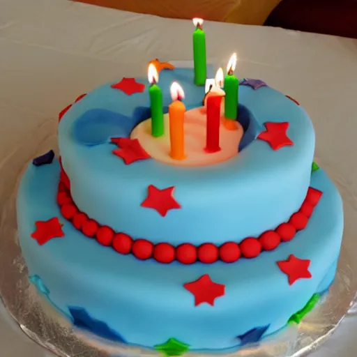 Image similar to birthday cake