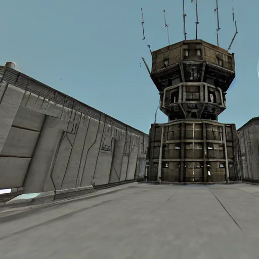 Prompt: the citadel from half life
