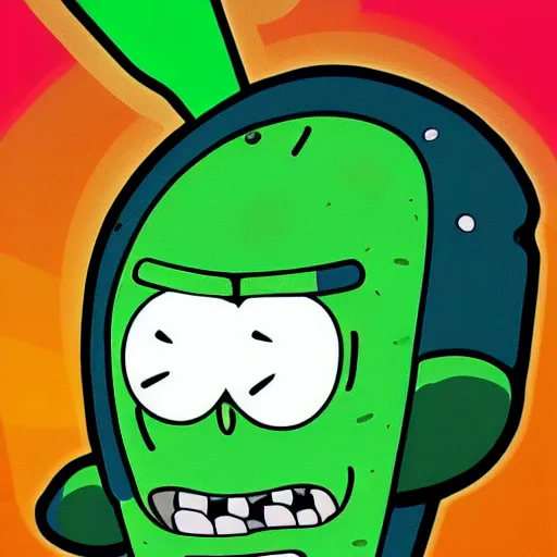 Image similar to pickle rick