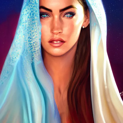 Image similar to a portrait of an arabian princess in a disney movie, megan fox, oil painting, pale colors, high detail, 8 k, wide angle, trending on artstation,