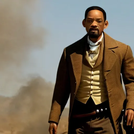 Image similar to will smith in the movie django unchained