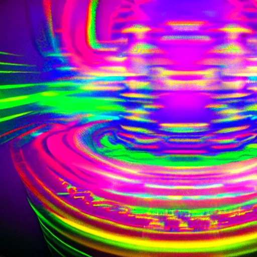 Image similar to chromatic aberration glitch mob