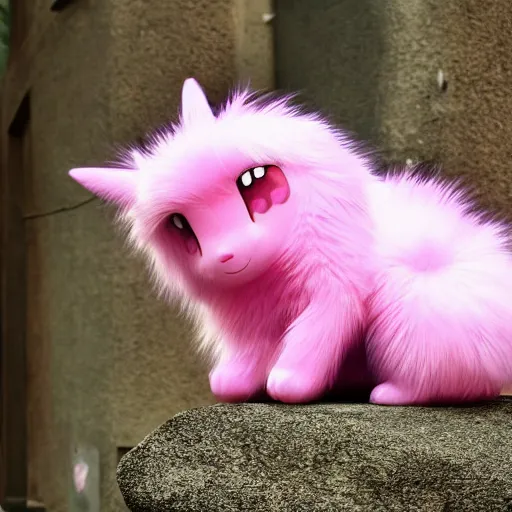 Image similar to national geographic photo of wigglytuff, pokemon in the wild, intricate, portrait, 8 k highly professionally detailed, hdr, award winning