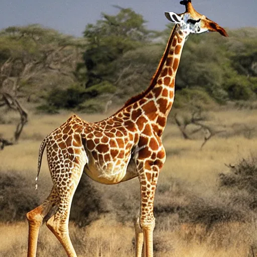 Image similar to giraffe giraffe dream dream movie as cheetah