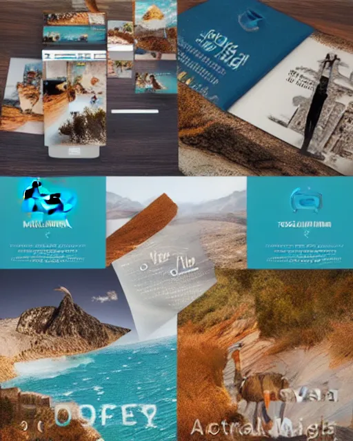 Image similar to social media post for a travel company, modern graphic design, very detailed