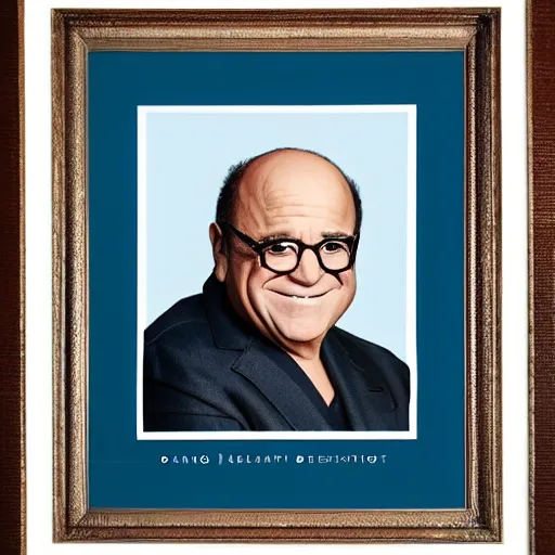 Image similar to Official portrait of US president Danny Devito