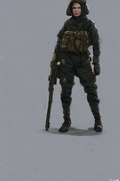 Prompt: medieval british sas female operative with the standard black uniform, artstation, trending on artstation, establishing shot, by simon stalenhag