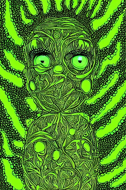 Image similar to broccoli humanoid, symmetrical, highly detailed, digital art, sharp focus, trending on art station, anime art style