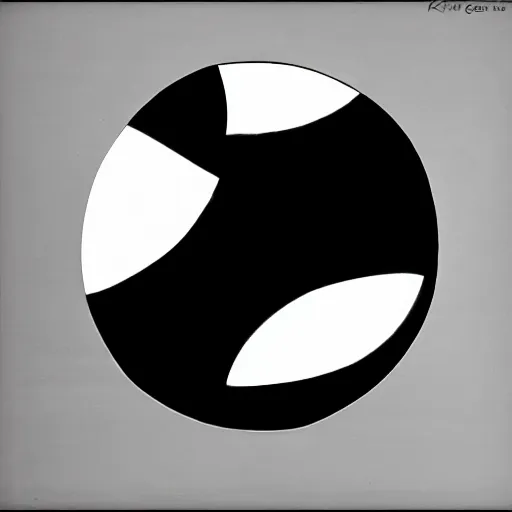 Prompt: bird with circle around it by karl gerstner, monochrome black and white, symmetrical, flat, centered, satisfying, award winning, 8 k scan