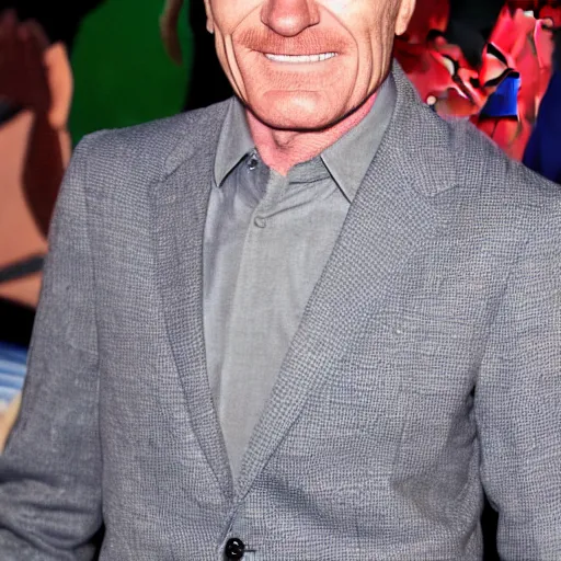 Prompt: bryan cranston as spider-man