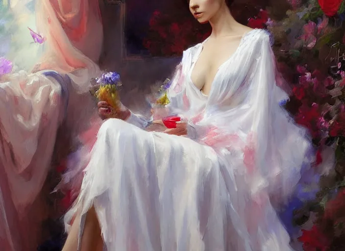 Image similar to ainz ooal gown by vladimir volegov and alexander averin and delphin enjolras and daniel f. gerhartz