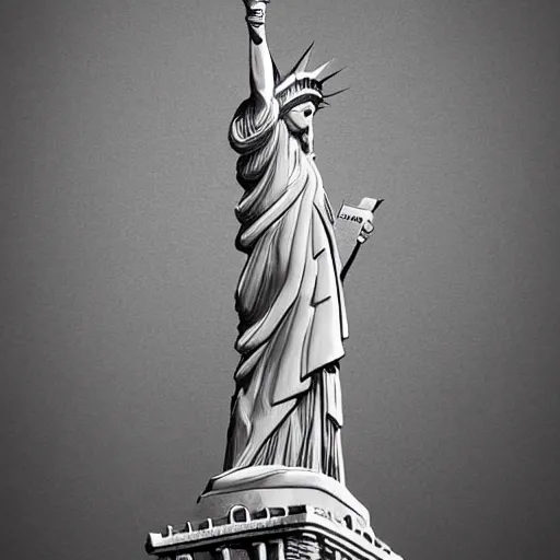 Image similar to photomanipulation of statue of liberty sitting down with legs crossed, humor, ultrarealism, detailed, trending on artstation