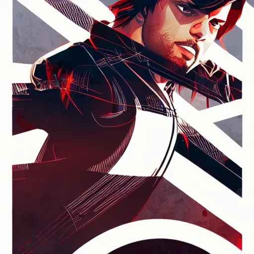 Prompt: sebastian stan as bucky barnes. clean cel shaded vector art. shutterstock. behance hd by lois van baarle, artgerm, helen huang, by makoto shinkai and ilya kuvshinov, rossdraws, illustration, art by ilya kuvshinov