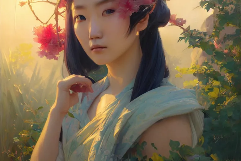Prompt: portrait yoto hime, fine details. night setting. realistic shaded lighting poster by craig mullism, artgerm, jeremy lipkin and michael garmash, unreal engine, vibrant colors and hard shadows and strong rim light, radiant light, detailed and intricate environment, digital art