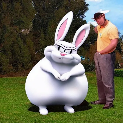 Image similar to big chungus bugs bunny in real life