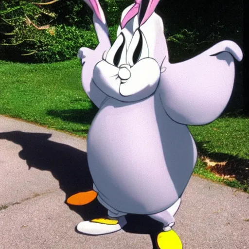 Image similar to the real life Fat big Bugs Bunny