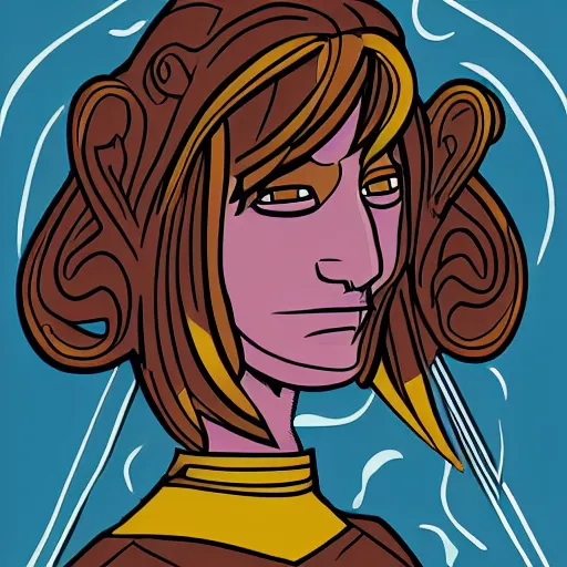 Prompt: tarot card art style, the face of a person named rigor delipop