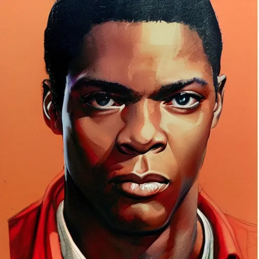 Image similar to photorealistic picture, by bob peak and alex ross, boyz n the hood, gouache and wash paints, fine details, fine intricate, fine facial proportionate, fine body proportionate, fine fix broken line, fine fix duplicate line, smooth focus, sharp details, bokeh, 4 k, fine 5 k details