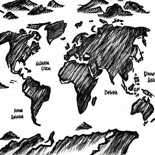 Image similar to world map globe drawing, illustration