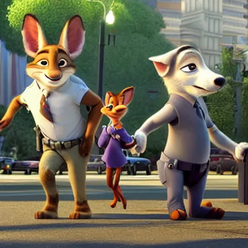 Image similar to zootopia police misconduct scene