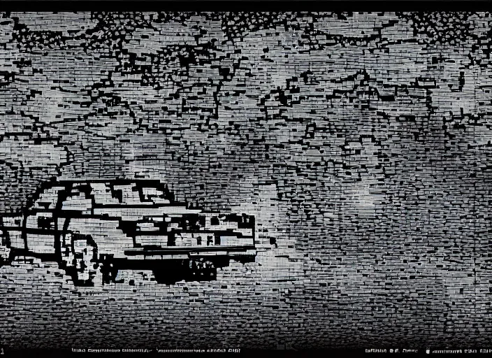 Prompt: synthesized hologram aiburning wrecked mercedes 1 2 4, pixelart, game 8 - bit monochrome gameboy!!, takato yamamoto. masterpiece. rendered in blender, ultra realistic, smooth shadows, ultra detail, high resolution, cinematic, unreal 6, 8 k