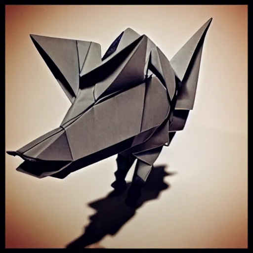 Image similar to [ 🐋 as 🐘 as 🤖 ] origami [ kim jung gi ] [ adams, ansel ]