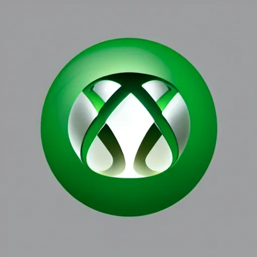 Prompt: Xbox logo if it was created by PlayStation