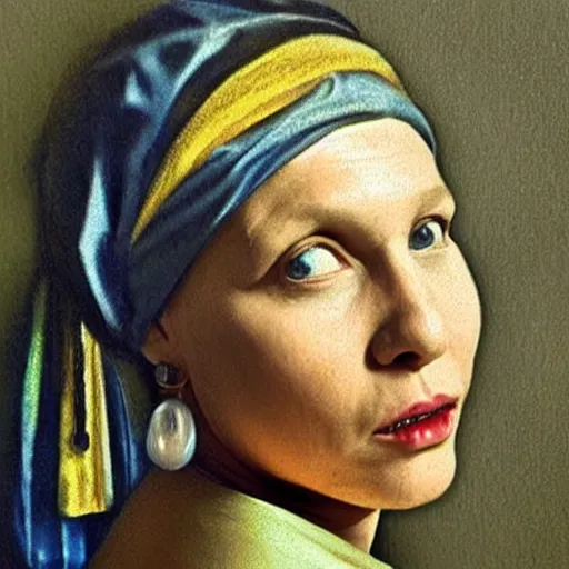 Prompt: “Dave Bautista as the girl with the pearl earring, masterpiece”