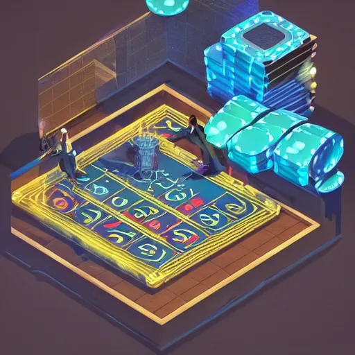 Prompt: isometric webdesign icon for casino desert oasis, las vegas, 3d render, high details, cinematic, by Artgerm, tooth wu, dan mumford, beeple, wlop, rossdraws, James Jean, Andrei Riabovitchev, Marc Simonetti, yoshitaka Amano, Artstation