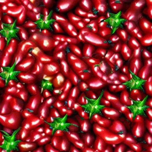 Prompt: red polygonal pepper computer graphics