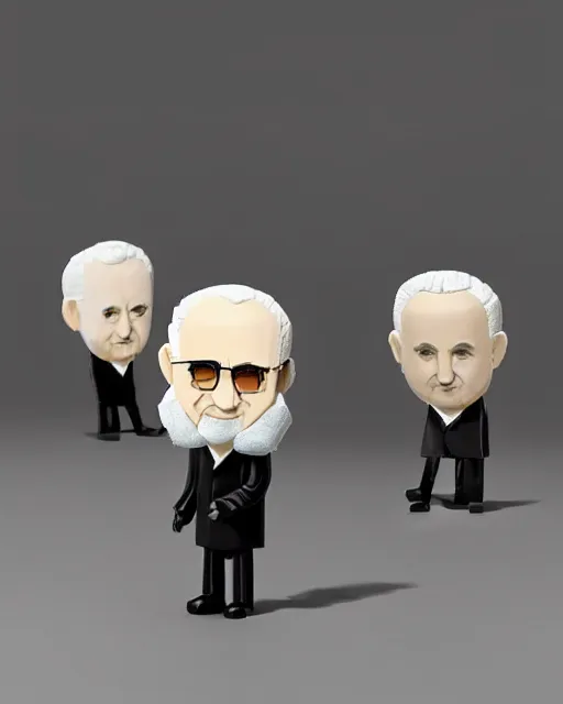 Prompt: david ben - gurion, stop motion vinyl figure, plastic, toy