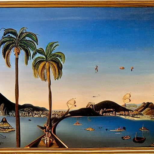 Image similar to rio de janeiro by salvador dali