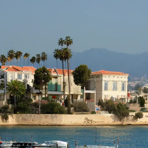 Image similar to Los Angeles villa viewed from the port of Marseilles