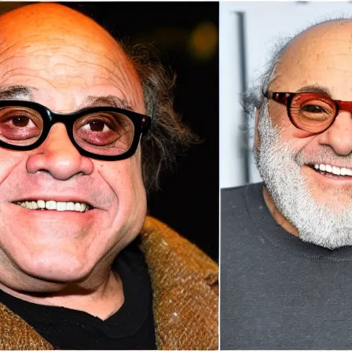 Image similar to Danny Devito is Leonardo Da Vinci\'s vesuvius man