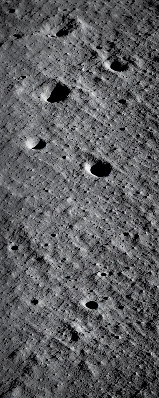 Image similar to human footprints on the lunar surface.