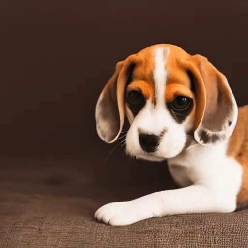 Image similar to beagle and my mom had a baby, movie still, photography, DSLR 35mm, low light photography, ultra fine detail