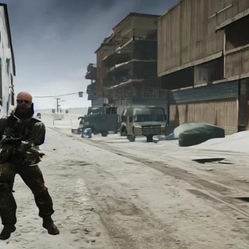 Image similar to Walter White in Call of Duty:Warzone