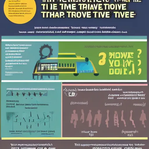 Prompt: infographic about time travel