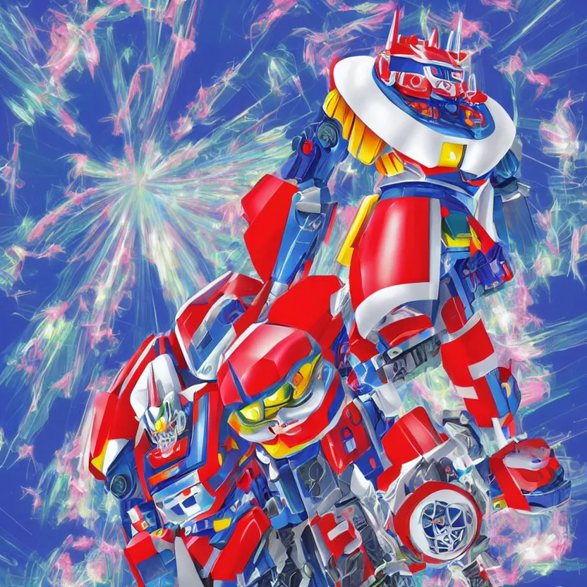 Prompt: Chiho Aoshima optimus prime, beautiful digital art