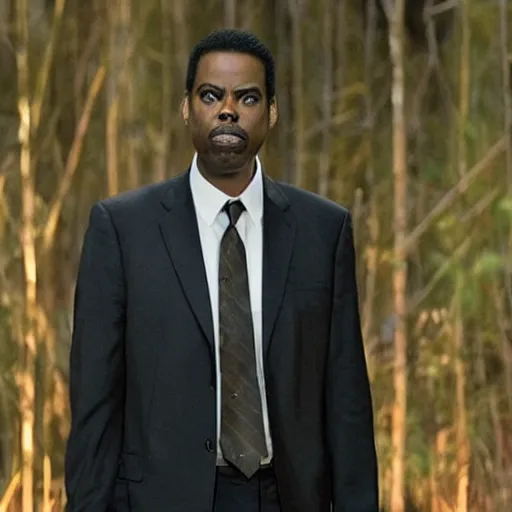 Prompt: Chris Rock on True Detective season 2