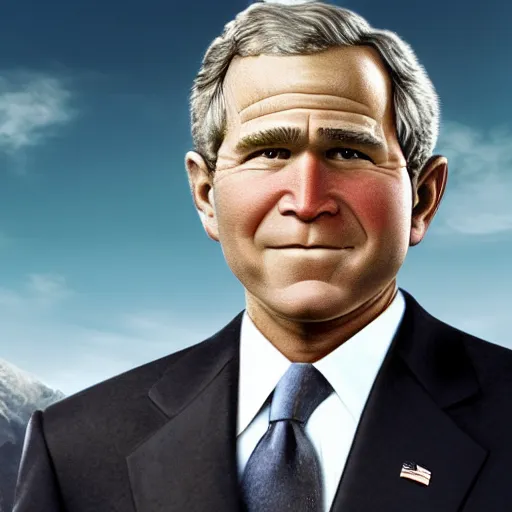 Prompt: george w bush as a character in oblivion, 4 k, ingame, gameplay, sharp focus