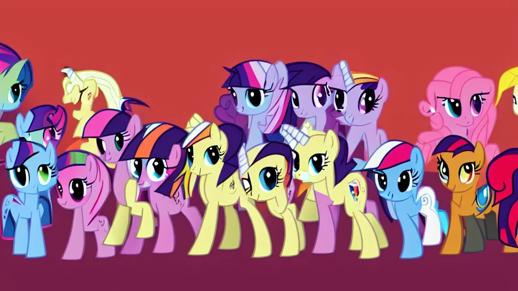 Prompt: my little pony, zack snyder 3 8 4 0 x 2 1 6 0