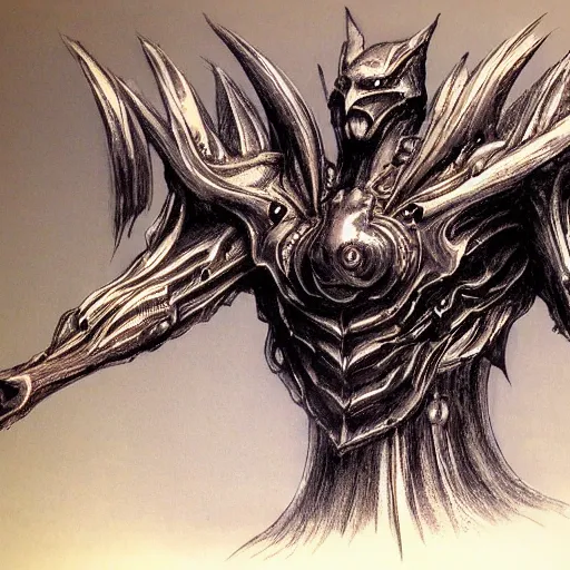 Prompt: boss from from software, concept art