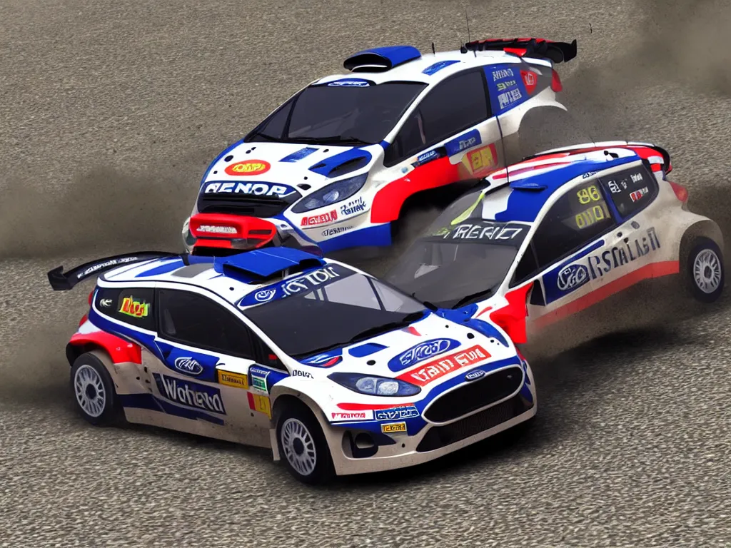 Image similar to “Ford Fiesta WRC Rally Car, 8k, ultra realistic”