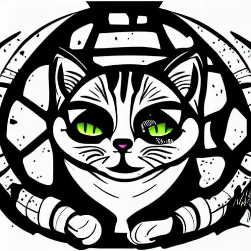 Image similar to portrait of a evil emperor kitten, sticker, highly detailed, colorful, illustration, smooth and clean vector curves, no jagged lines, vector art, smooth